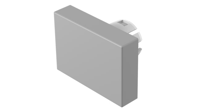 EAO Indicator Lens Rectangular Style, Grey, 21.5 mm Long | 51-901.8