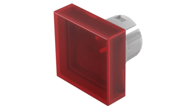 EAO Indicator Lens Square Style, Red, 15.3 mm Long | 51-951.2