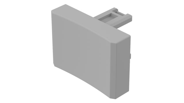 EAO Indicator Lens Rectangular Style, Grey, 21.5 mm Long | 31-902.8