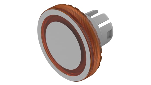 EAO Indicator Lens Round Style, Orange, 19.7 mm diameter | 61-9643.301