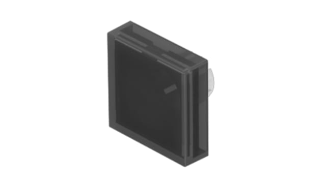 EAO Indicator Lens Square Style, Black, 18 mm Long | 61-9671.1