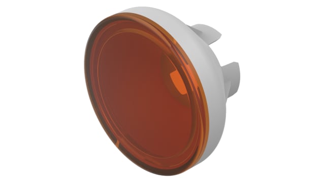EAO Indicator Lens Round Style, Orange, 15.4 mm diameter, 13.2 mm Long | 70-911.3