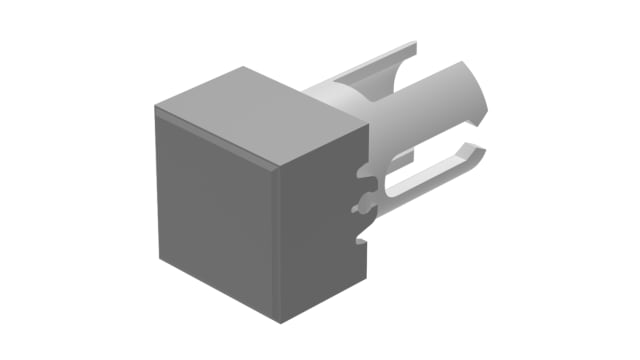 EAO Indicator Lens Square Style, Grey, 7.3 mm Long | 19-951.8