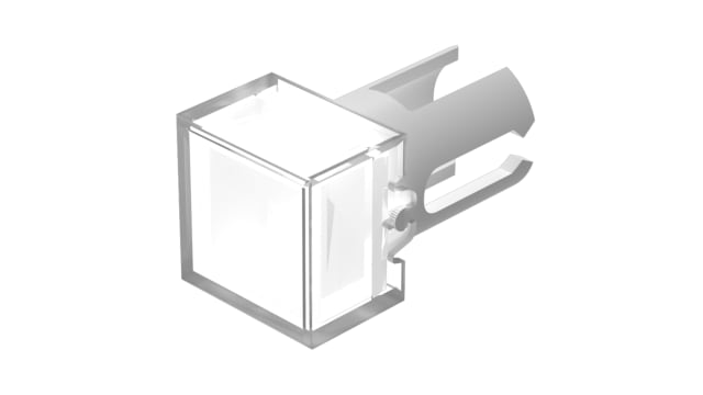 EAO Indicator Lens Square Style, Clear, 7.3 mm Long | 19-952.7