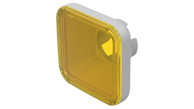 EAO Indicator Lens Square Style, Yellow, 15.4 mm diameter, 13.2 mm Long | 70-921.4