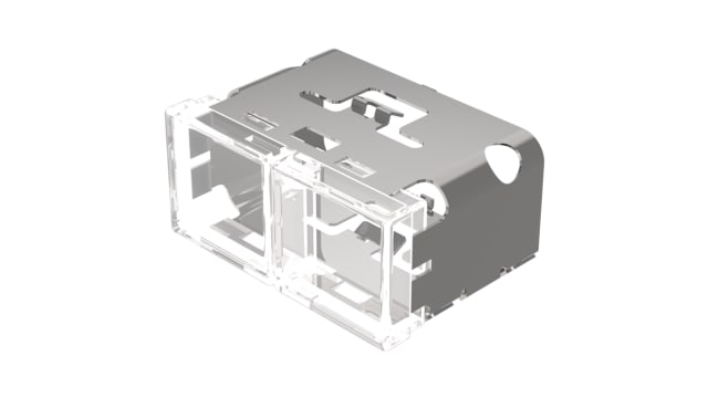 EAO Indicator Lens Rectangular Style, Clear, 38 mm Long | 03-951.7/7