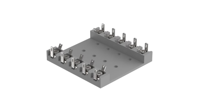 EAO, 2 Terminal Plate Empty for use with Fitting With Series Resistors | 02-912.2