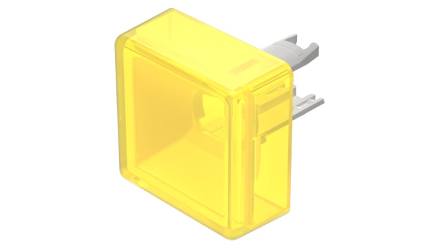 EAO Indicator Lens Square Style, Yellow, 13.8 mm Long | 18-982.4