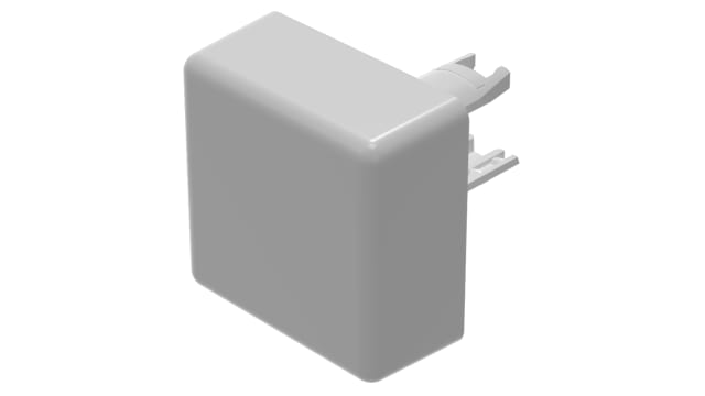 EAO Indicator Lens Square Style, Grey, 13.8 mm Long | 18-982.8