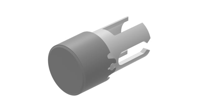 EAO Indicator Lens Round Style, Grey, 7.3 mm diameter | 19-931.8