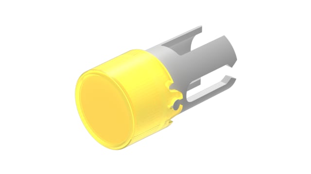 EAO Indicator Lens Round Style, Yellow, 7.3 mm diameter | 19-932.4