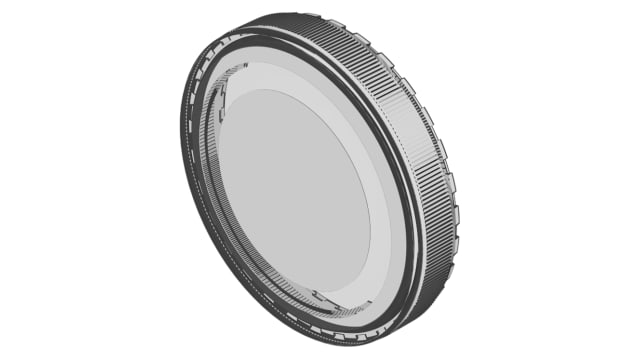 EAO Indicator Lens Round Style, Silver, 23.7 mm diameter | 704.602.7A01