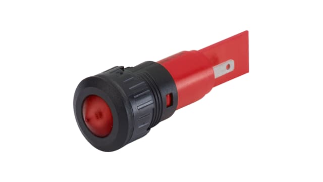 EAO 17-39 Series Red Panel Mount Indicator, 24, 16.2 Mounting Hole Size, Plug-In Termination, IP40, IP65 | 17-391350Z