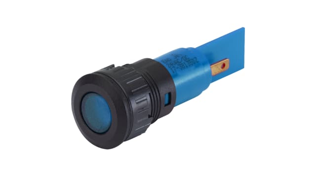 EAO 17-41 Series Blue Panel Mount Indicator, 230, 16.2 Mounting Hole Size, Plug-In Termination, IP40, IP65 | 17-411237Z