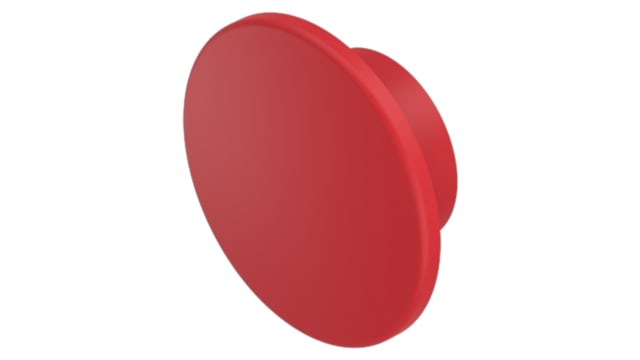 EAO Indicator Lens Round Style, Red, 40 mm diameter | 704.604.2