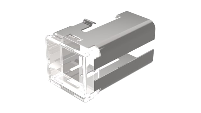 EAO Indicator Lens Rectangular Style, Clear, 19 mm Long | 03-921.7