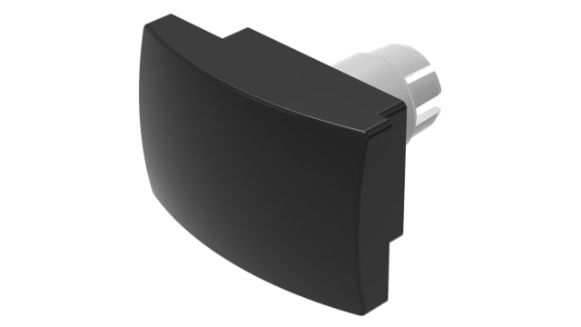 EAO Black Push Button Cap for Use with Use Only Flush Front Bezel | 22-930.0
