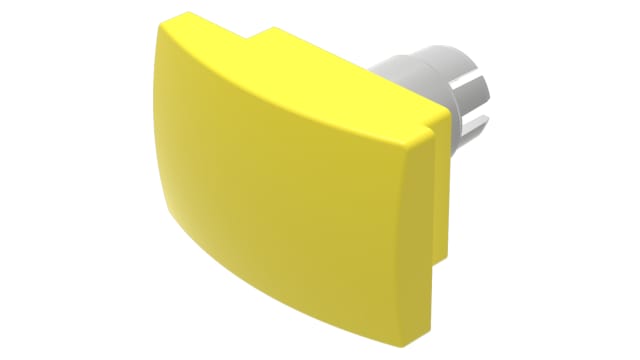 EAO Yellow Push Button Cap for Use with Use Only Flush Front Bezel | 22-930.4