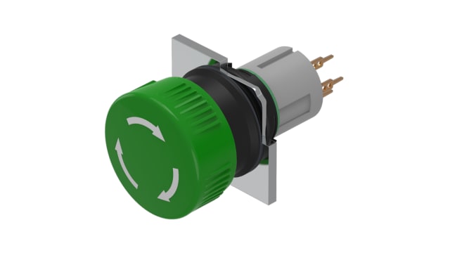 EAO Black Push Button Actuator | 51-253.0265