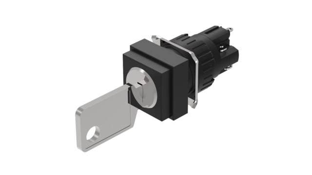 EAO Black Push Button Actuator | 51-355.025D2