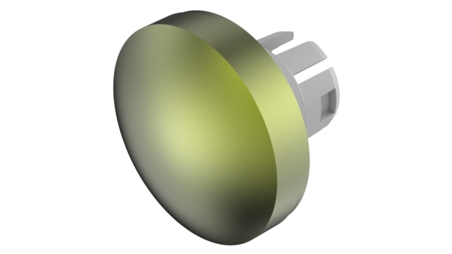 EAO Panel Mount Indicator Lens Round Style, Green, 19.7 mm diameter | 61-9842.5