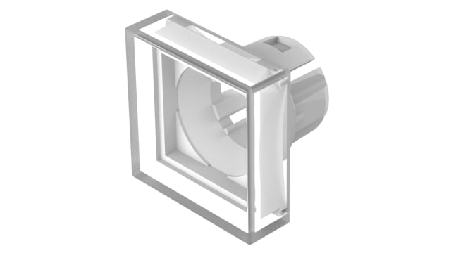 EAO Indicator Lens Square Style, White, 20 mm Long | 61-9251.9