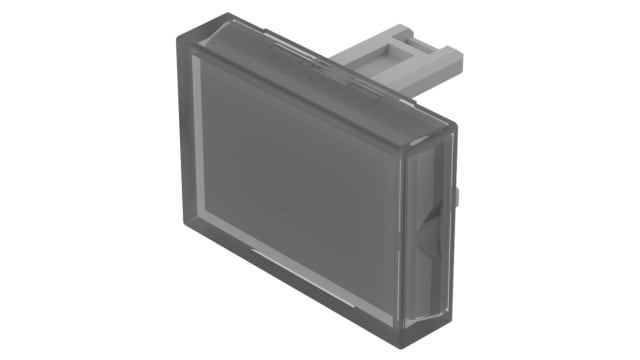 EAO Indicator Lens Rectangular Style, Clear, 21.5 mm Long | 31-905.7