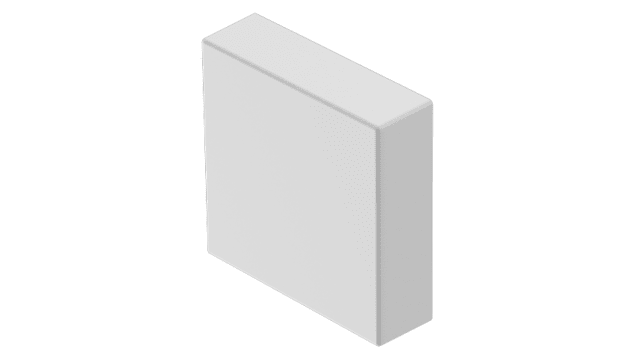 EAO Indicator Lens Square Style, White, 18 mm Long | 61-9771.9