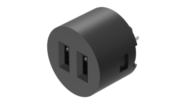 EAO PCB Holder for use with Push Button, 61-9820.1 | 61-9820.1