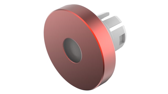 EAO Indicator Lens Round Style, Red, 19.7 mm diameter | 61-9841.2A