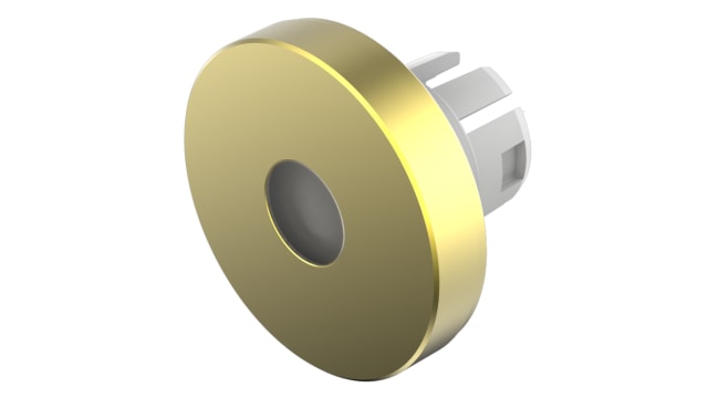 EAO Indicator Lens Round Style, Gold, 19.7 mm diameter | 61-9841.4A