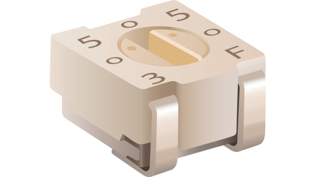 50000 Ω, Surface Surface Mount Trimmer Resistor, Surface Mount 0.125 W Bourns, 3313 | 3313J-1-503E
