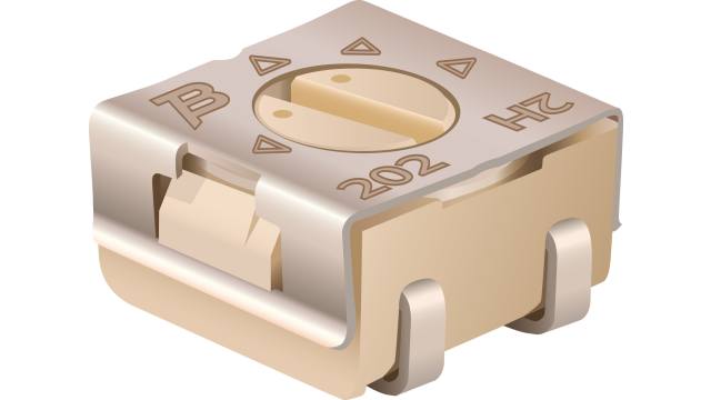 5000 Ω, Surface Mount Surface Mount Trimmer Resistor 0.25 W Side Adjust Bourns, 3314 | 3314G-2-102E