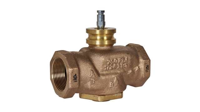 Schneider Electric Brass Globe Valve VG210R-40B, Rp 399.9 kPa | VG210R-40B