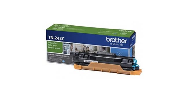 Brother TN243C Cyan Toner Cartridge, Brother DCP-L3510CDW Compatible | TN243C