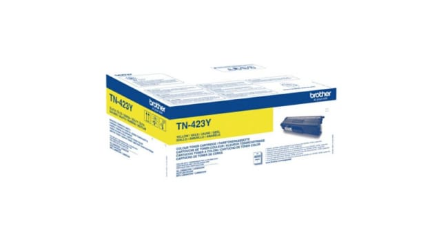 Brother TN423Y Yellow Toner Cartridge, Brother DCP-L8410CDW, DCP-L8410CDWT, HL-L8360CDWMT Compatible | TN423Y