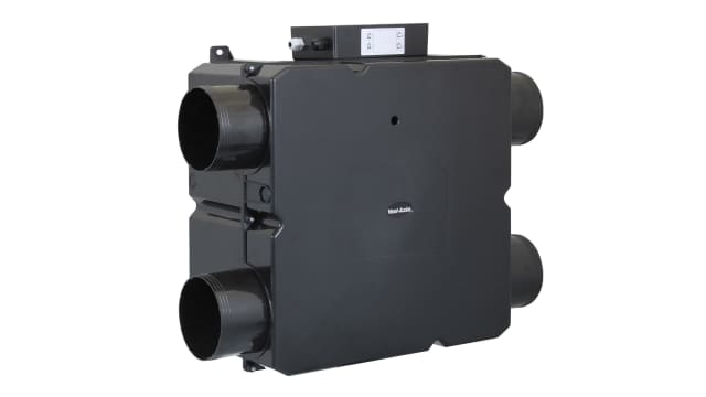 Vent-Axia Integra Plus EC Integra Plus EC Wall Mount Heat Recovery Fan, 113 L/s, 53 dBA, Heat Recovery Cube, Duct Size | Integra Plus EC