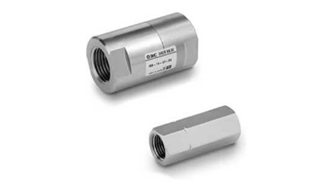SMC Stainless Steel Rc Rc Rc Check Valve Check Valve Rc 1/4 in, 1 Mpa | INA-14-85-02