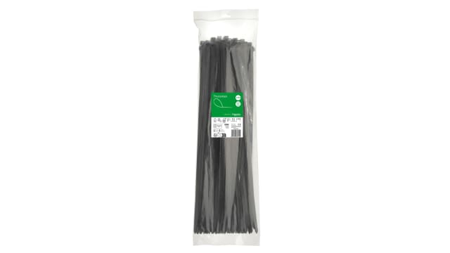 Schneider Electric Cable Tie, Cable Tie, 550 mm x 8.8 mm, Black Polyamide 66 | IMT46427