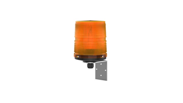 Pfannenberg PMF LED-HI Series Amber Flashing Beacon, 12/24 V dc, Direct Mount / Bracket Mount, LED Bulb, IP55 | 21155634007