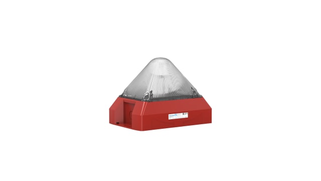 Pfannenberg PY X-L-15 Series Clear Flashing Beacon, 24 V dc, Free Mount, LED Bulb, IP66 | 21561801020
