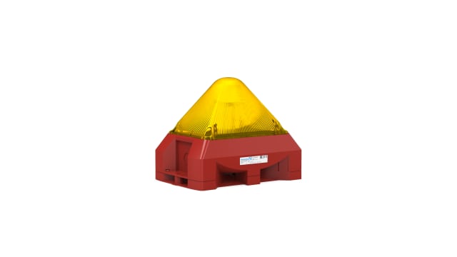 Pfannenberg PY X Series Yellow Beacon, 24 V dc, IP66, Free Mount, 101dB at 1 Metre | 21565803000