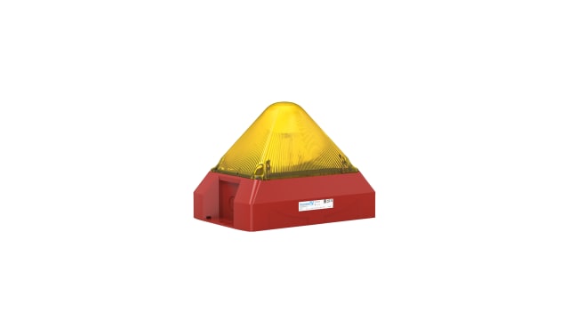 Pfannenberg PY X-L-15 Series Yellow Flashing Beacon, 230 V ac, Free Mount, LED Bulb, IP66 | 21561103000