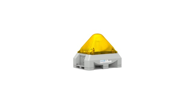 Pfannenberg PY X Series Yellow Beacon, 230 V ac, IP66, Free Mount, 101dB at 1 Metre | 21554103055