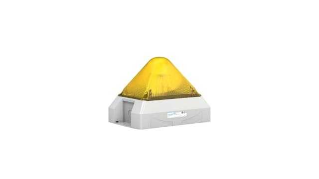 Pfannenberg PY X-L-15 Series Yellow Flashing Beacon, 24 V ac, Free Mount, LED Bulb, IP66 | 21561803055