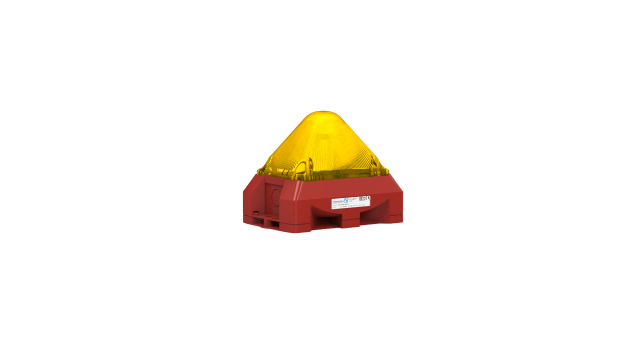 Pfannenberg PY X Series Yellow Beacon, 24 V ac/dc, IP66, Free Mount, 101dB at 1 Metre | 21554813000