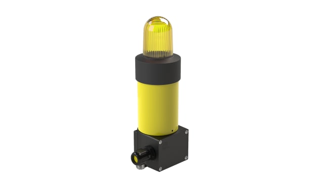 Pfannenberg CWB-ATEX Series Yellow Flashing Effect Signal Tower for Use with BR50, 12 → 48 V ac/dc, 24 → | 31006903000