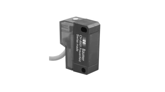 Baumer Background Suppression Photoelectric Sensor, Rectangular Sensor, 20 → 350 mm Detection Range | FHDK 14P5101