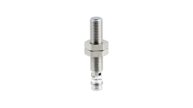 Baumer Proximity Threaded Barrel Proximity Sensor, M8, 2 mm Detection, NPN NO, 6 → 30 V | IFRM 08N17A1/S35L