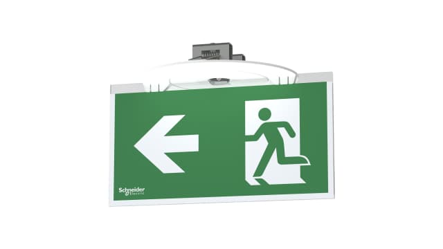 Schneider Electric LED Emergency Exit Sign, 700 mW | OVA59156